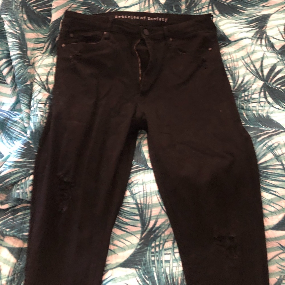 Articles of society black skinny jeans